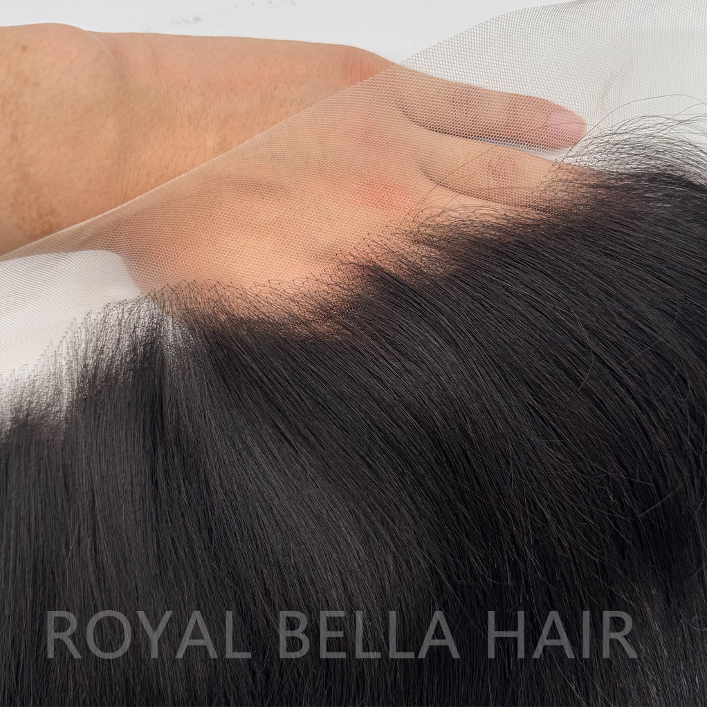 13x4 Transparent lace Natural Color Frontal Straight