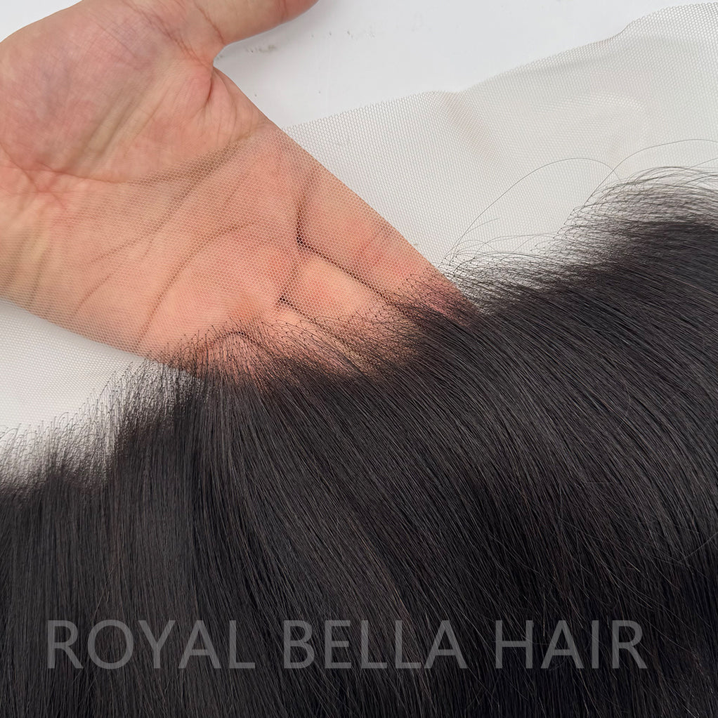 13x4 Transparent lace Natural Color Frontal Straight