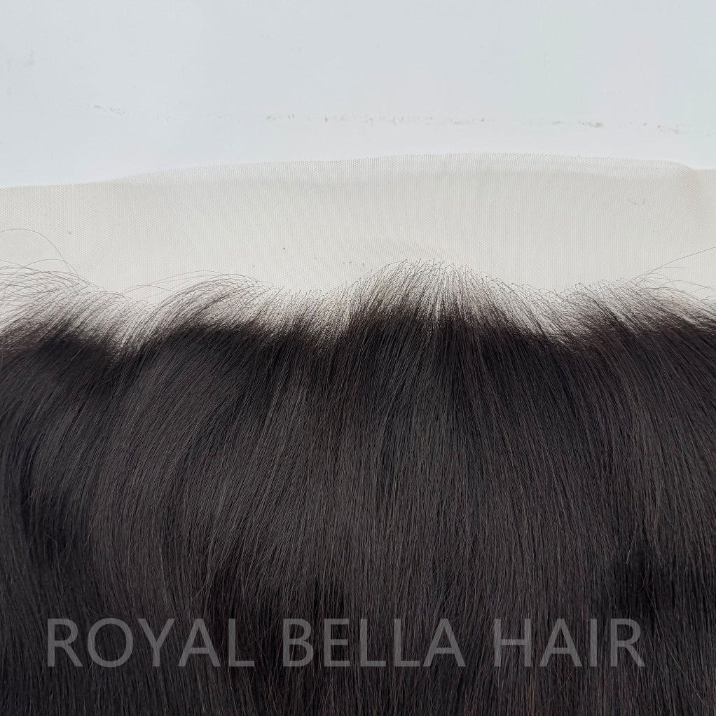13x4 Transparent lace Natural Color Frontal Straight