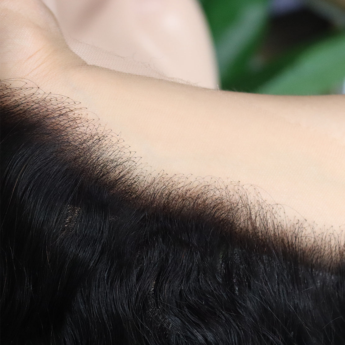 HD Lace (Closure/Frontal) Burmese Curly Natural Color Wig