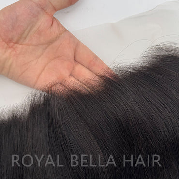 13x4 Transparent lace Natural Color Frontal Straight