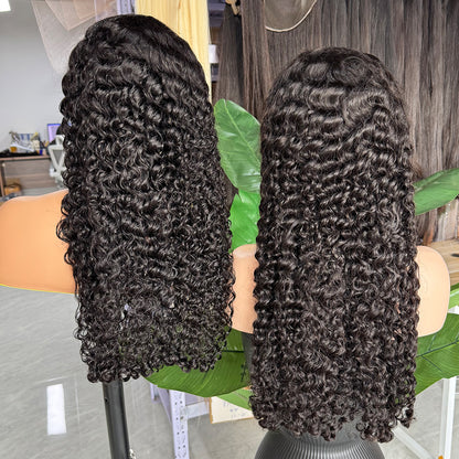 HD Lace (Closure/Frontal) Burmese Curly Natural Color Wig