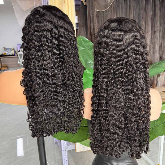 HD Lace (Closure/Frontal) Burmese Curly Natural Color Wig