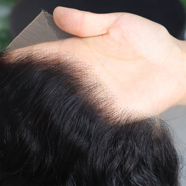 HD Lace (Closure/Frontal) Burmese Curly Natural Color Wig