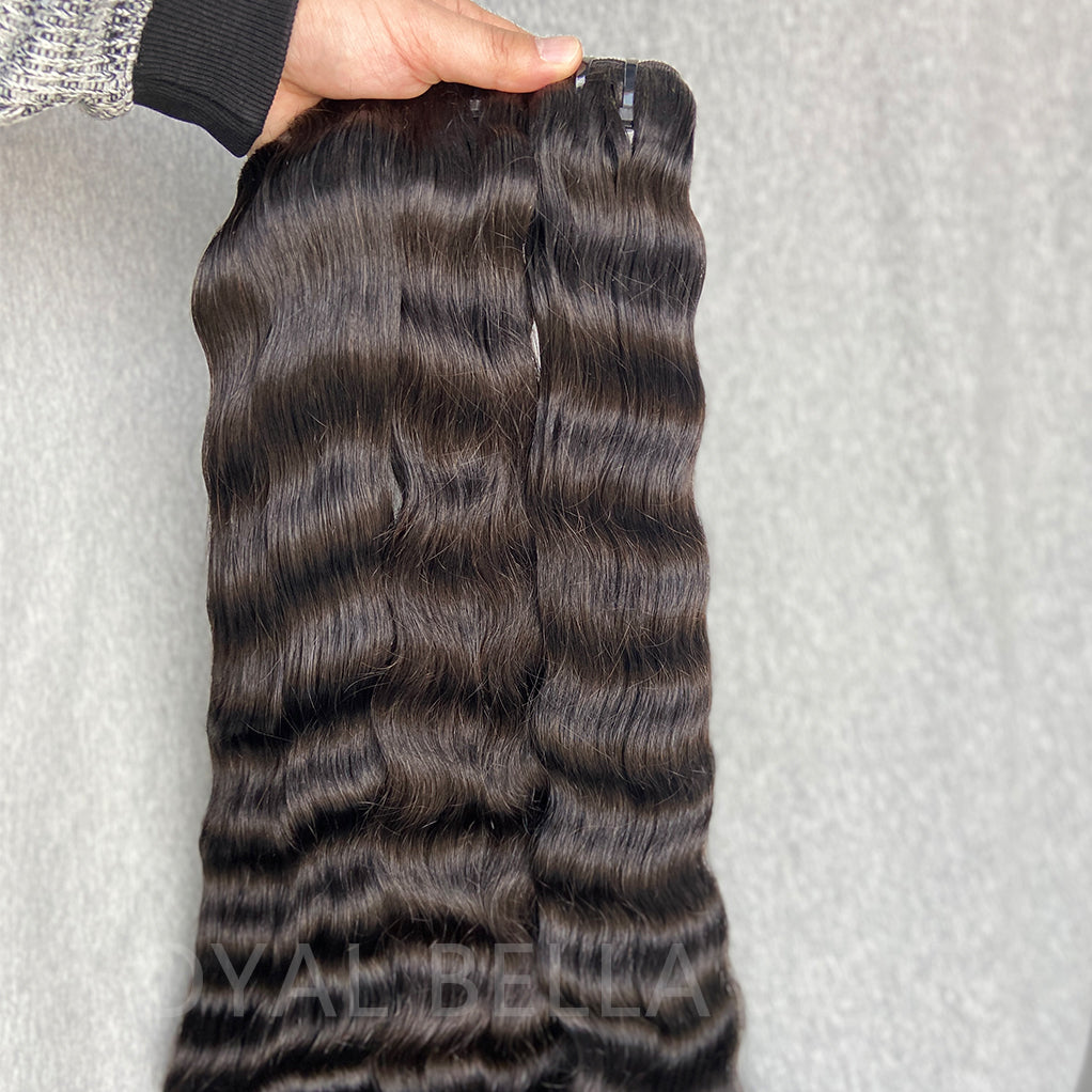 Cambodian wave Natural Color Bundles Double Weft